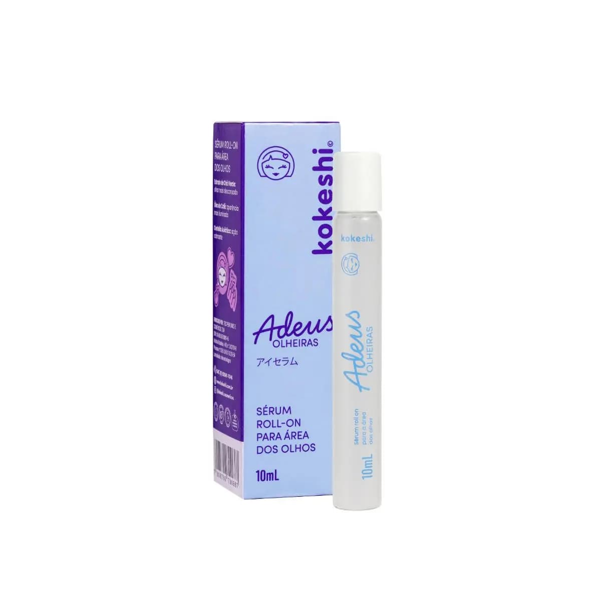 Sérum Roll-On Área dos Olhos Adeus Olheiras 10ml Kokeshi
