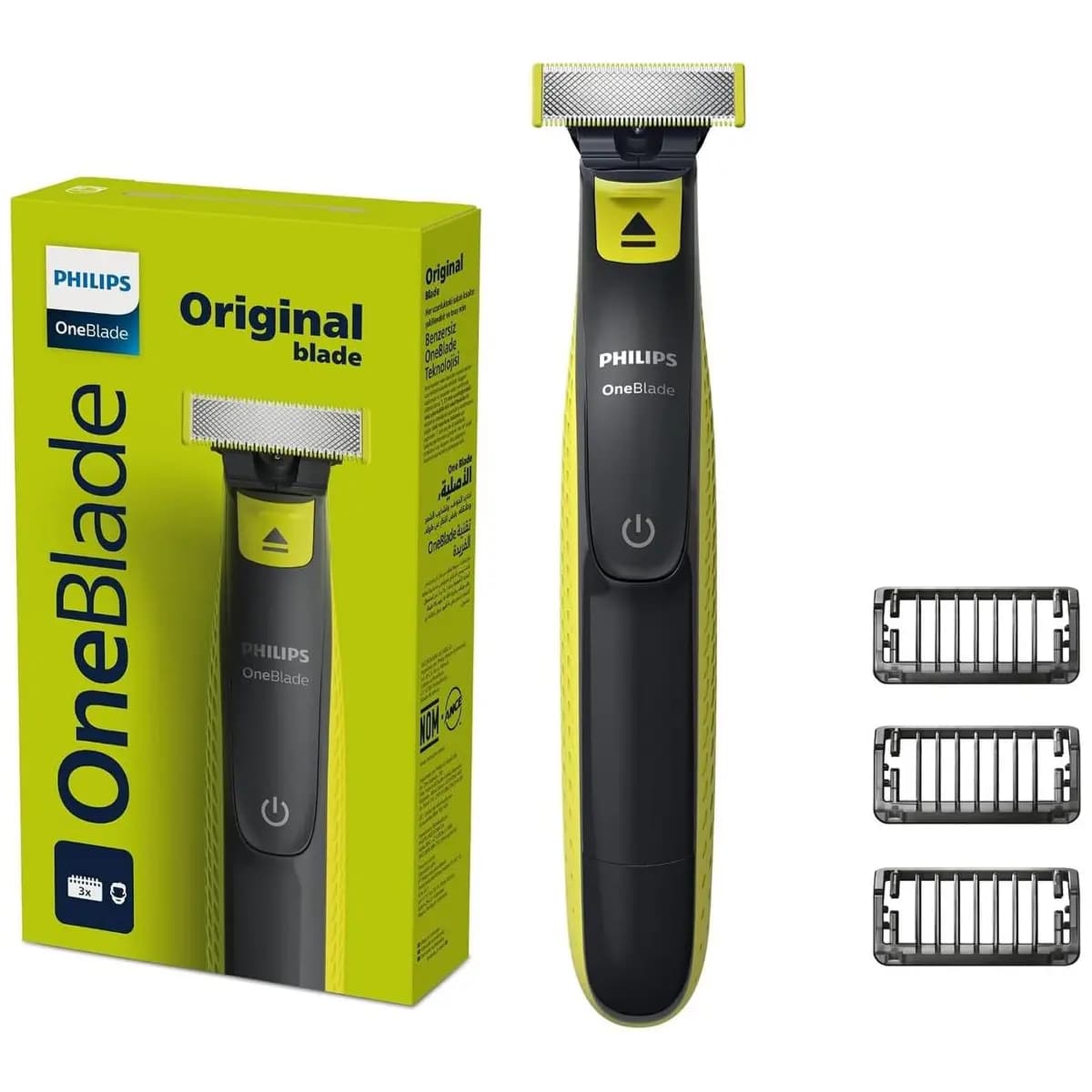Philips OneBlade Barbeador e Aparador Elétrico: Raspa, Apara e Contorna